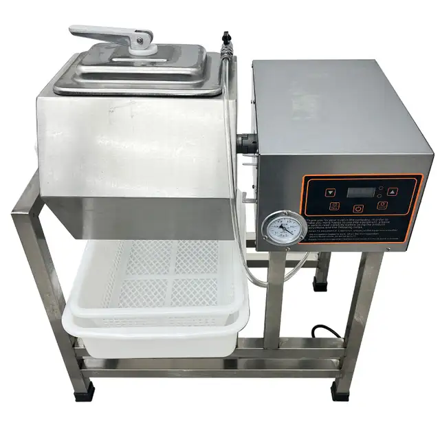 110V Vacuum Pump Meat Vegetable Tumbler Marinator Kitchen170108 - Photo 3