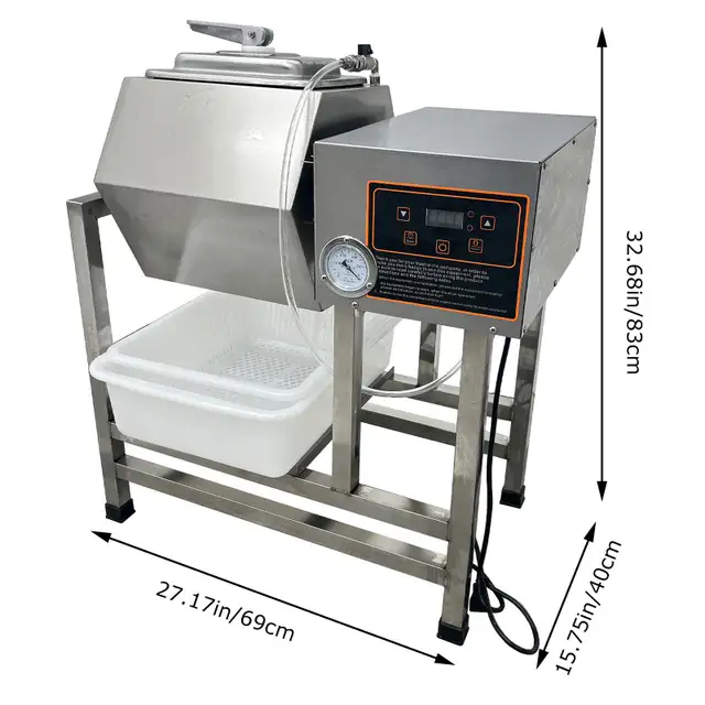 110V Vacuum Pump Meat Vegetable Tumbler Marinator Kitchen170108 - Photo 10