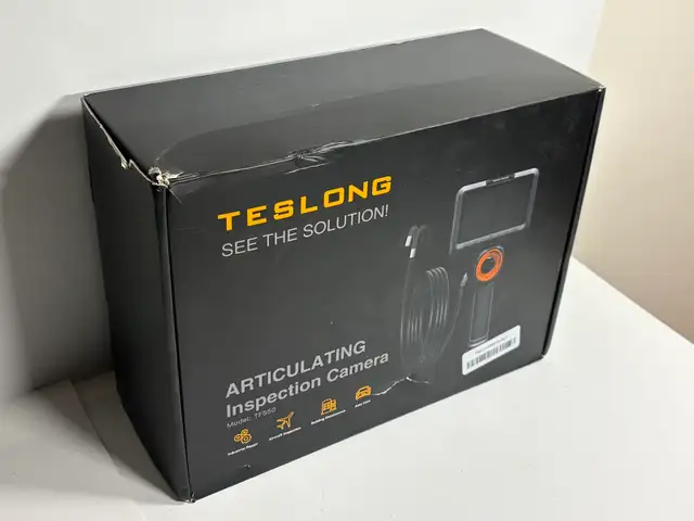 Teslong TF550 4-Way Articulating Borescope 1080P 5' HD Screen