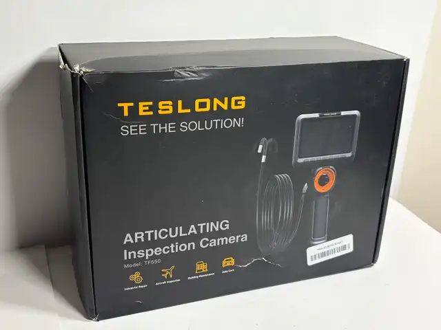 Teslong TF550 4-Way Articulating Borescope 1080P 5' HD Screen - Photo 8