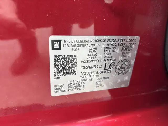 2018 GMC Sierra 1500 SLT, Cuir, Toit, 6,2 l - Photo 26