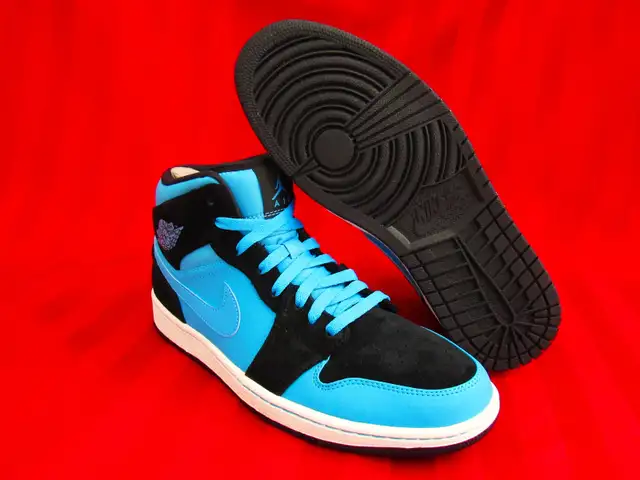 AIR JORDAN 1 MID ''DARK POWDER BLUE'' 2014 - Photo 8