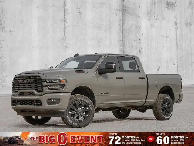 2026 Ram 2500 Big Horn Night Edition Crew 4x4 Diesel Nav