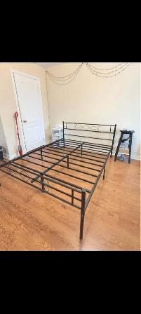 brand new queen size metal bed frame available