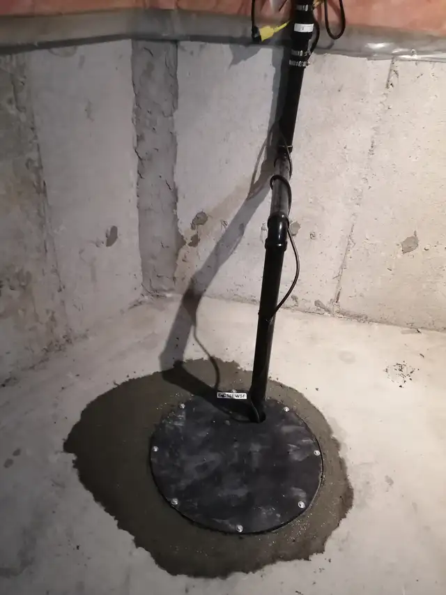 DRAIN SNAKE ROUGH IN WASHROOM SUMP PUMP ISSUE WATERPROOFING WET - Photo 10