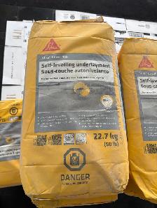 Self leveling cement