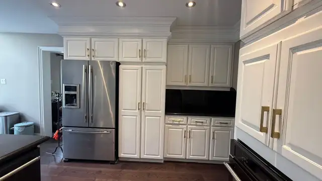 Solid Wood Kitchen Cabinets   Granite Countertop & Sink - Photo 6