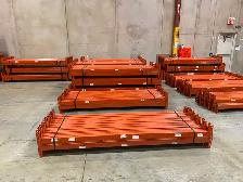 Used pallet racking beams for RediRack 8’, 9’ and 12’ long