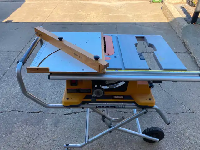 RIDGID 10' SAW AND WHEELED STAND - Photo 4