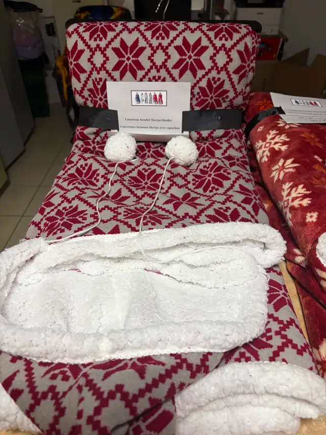 Couverture luxueuse en Sherpa - Photo 4