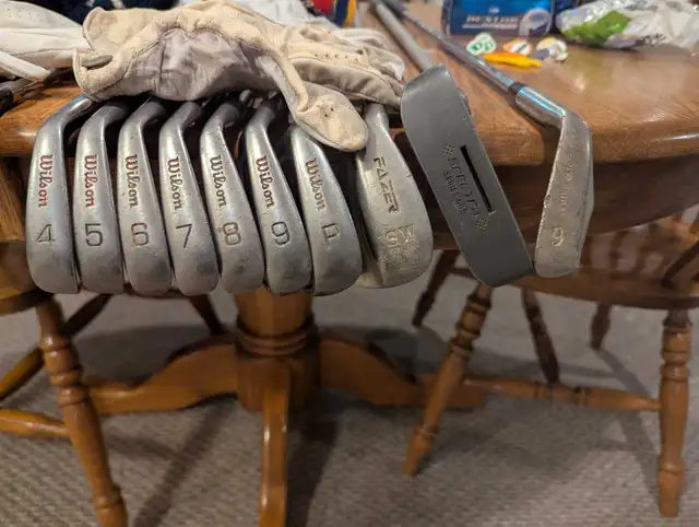 Left handed golf club set, bag, pull cart - Photo 5