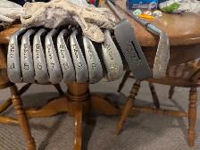 Left handed golf club set, bag, pull cart - Photo 5
