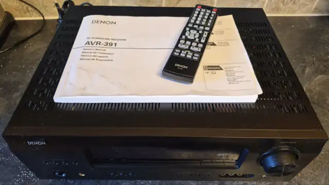 DENON AVR-391 5.1 HDMI HOME THEATER RECEIVER – REMOTE   MAN –120 - Photo 2