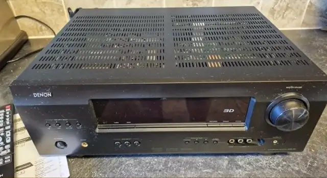 DENON AVR-391 5.1 HDMI HOME THEATER RECEIVER – REMOTE   MAN –120 - Photo 3