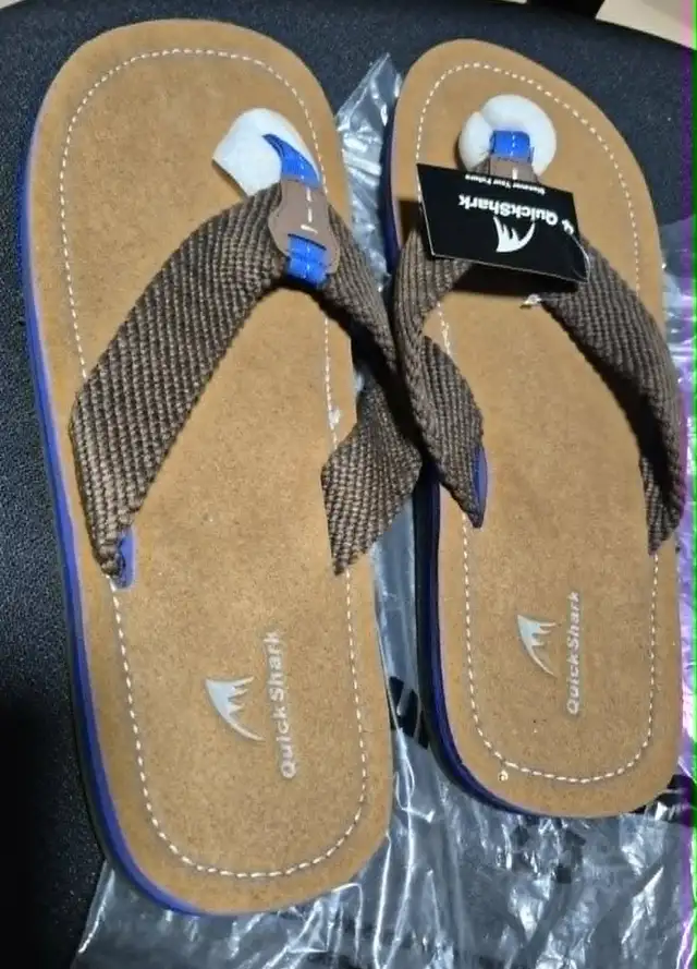 MEN’S SIZE 14 ARCH SUPPORT FLIP FLOPS – NEW – COMFORT SANDALS 25 - Photo 2
