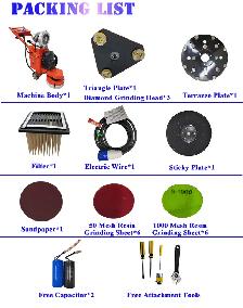 Cement Ground Concrete Floor Grinder with Vacuum Fan 220V 238224 - Photo 10
