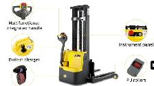 NEW ELECTRIC PALLET STACKER / JACK - 3300 LB CAPACITY - 98' LIFT - Photo 6