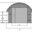 Ensemble de parois en acier pour abri C2020D/C2040D