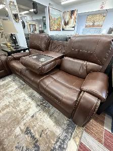 Brand New Power Recliner Sofa Loveseat With Console Big Sale - Photo 3