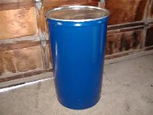 45 GAL FOOD GRADE METAL BARRELS