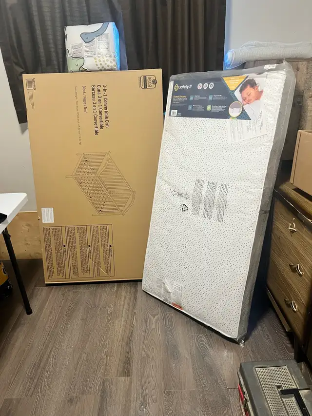 crib with mattress