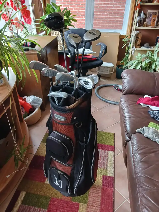 ENSEMBLE DE GOLF GAUCHER 12 BATONS GRAPHITE LIVRAISON GRATUITE