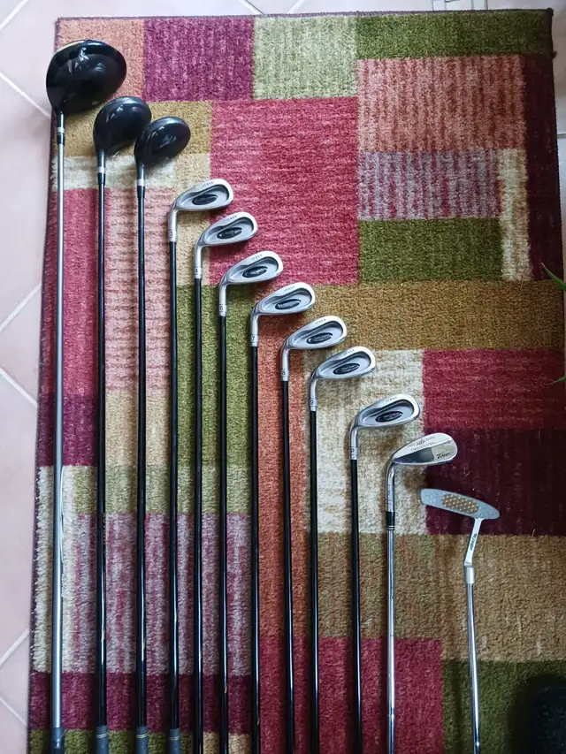 ENSEMBLE DE GOLF GAUCHER 12 BATONS GRAPHITE LIVRAISON GRATUITE - Photo 2