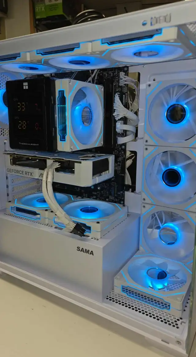 PC GAMING i7-14700K RTX5060 8Go 32GB DDR4 1TB NVMe - NEUF, Blanc - Photo 6