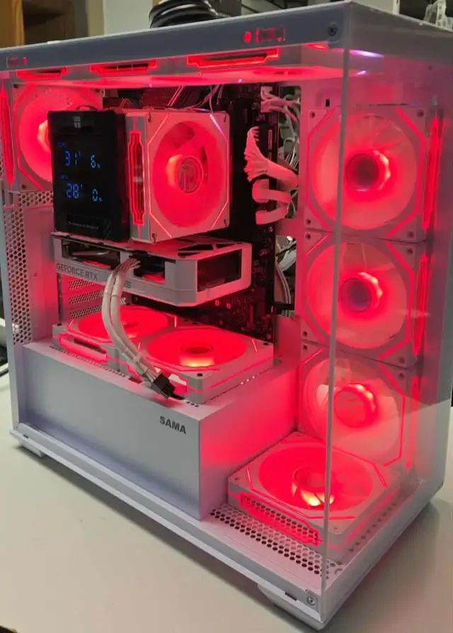 PC GAMING i7-14700K RTX5060 8Go 32GB DDR4 1TB NVMe - NEUF, Blanc - Photo 7