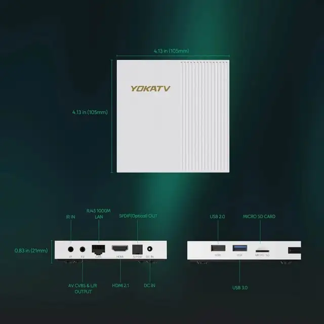 FIFA⚽ PROMO YOKA 4K IPX2 Android Streaming Box - Photo 5