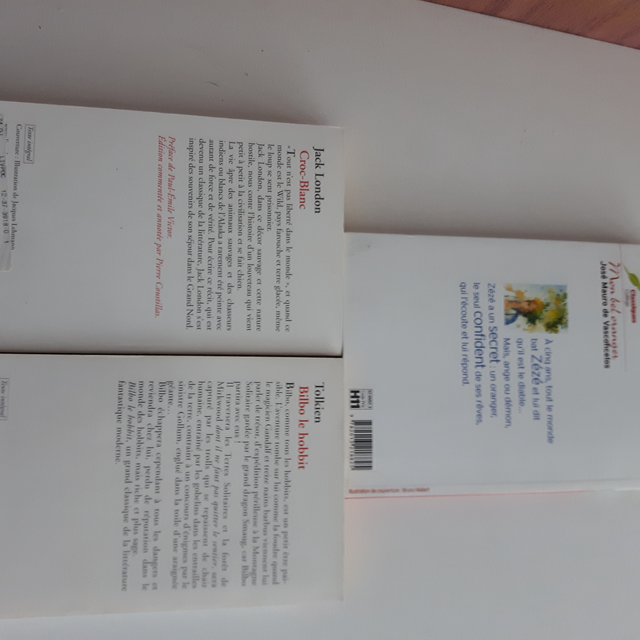 3LIVRES ADO CROC-BLANC, BILBO LE HOBBIT MON BEL ORANGER$5.00CHAQ - Photo 2