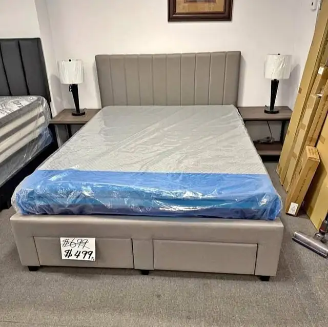 Bed Frame And Mattress Brand New for Sale.