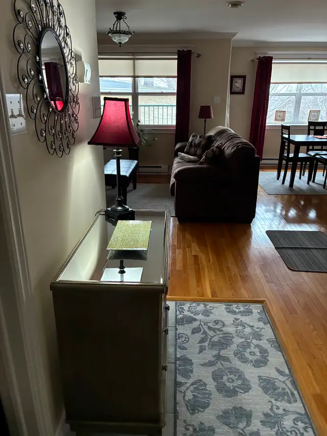 DOWNTOWN 2 BEDRM FURNISHED CONDO. HEAT, CABLE, INTERNET INCL.