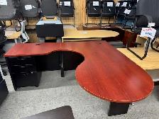 Desks/Global P-Top/L-Shape 6x6 stations with BBF mobile drawer