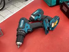 ensemble de perceuse Makita 18 Volt
