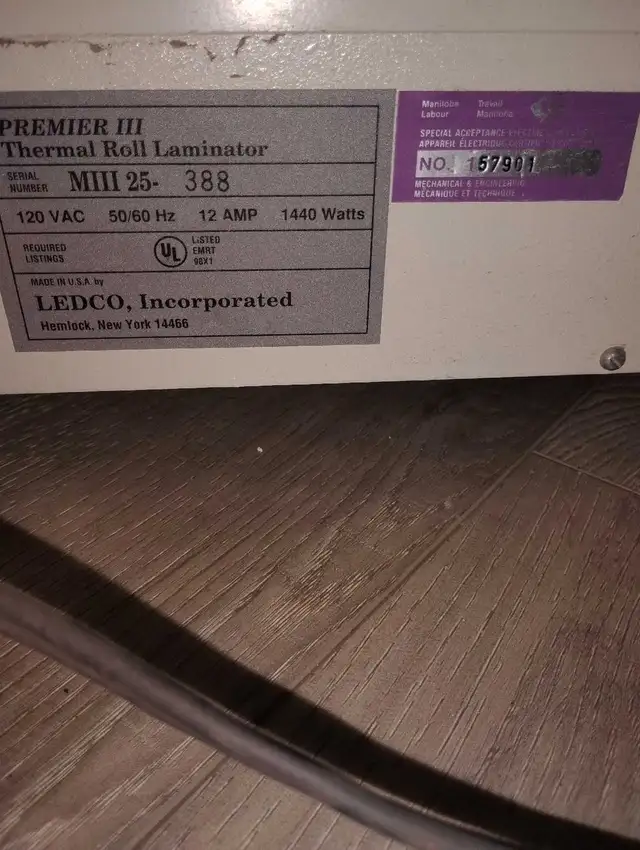 Ledco Premiere 3 thermal laminator 25inch - Photo 4