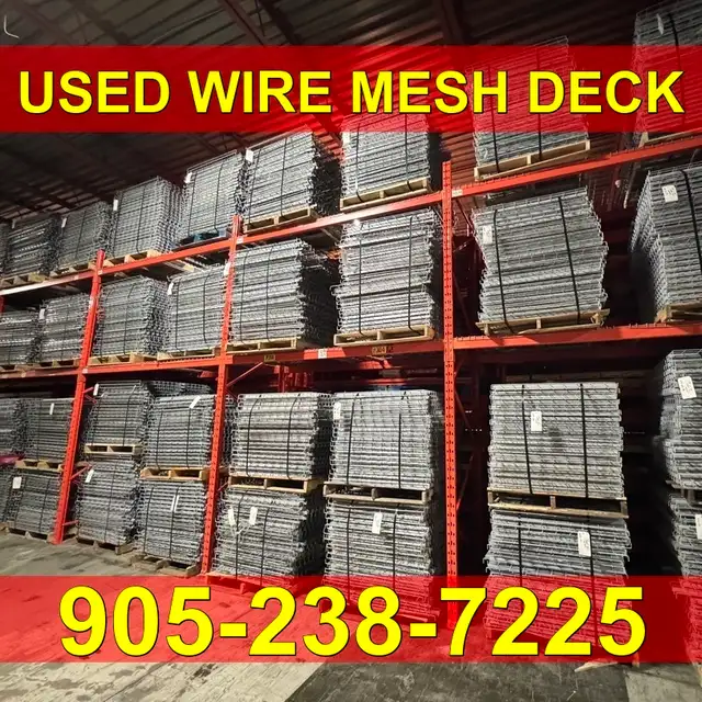 Used wire mesh deck for pallet rack - 36", 42", 44" and 48" deep - Photo 2