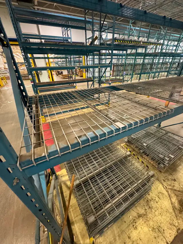 Used wire mesh deck for pallet rack - 36", 42", 44" and 48" deep - Photo 3