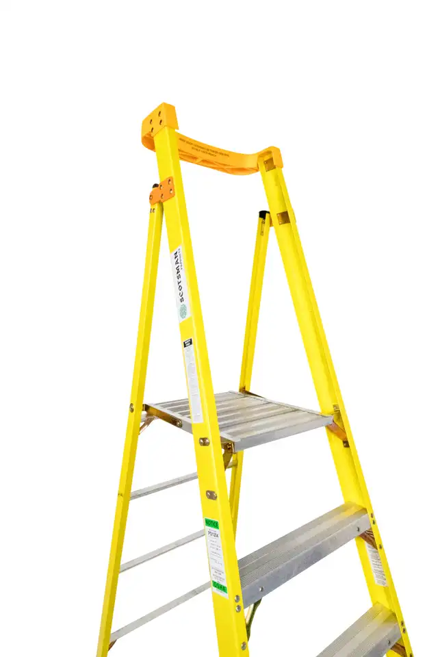 Brand New Scotsman 1A Fiberglass Podium Platform Ladders 300lb - Photo 2