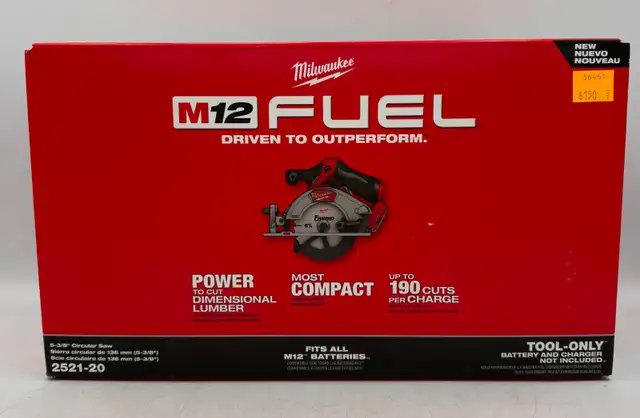 NEW IN BOX Milwaukee Cordless Compact Circular Saw