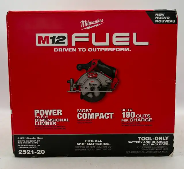 NEW IN BOX Milwaukee Cordless Compact Circular Saw - Photo 2