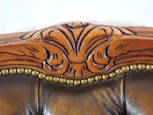 Natural Leather Balfour Tufted Chair - Photo 2