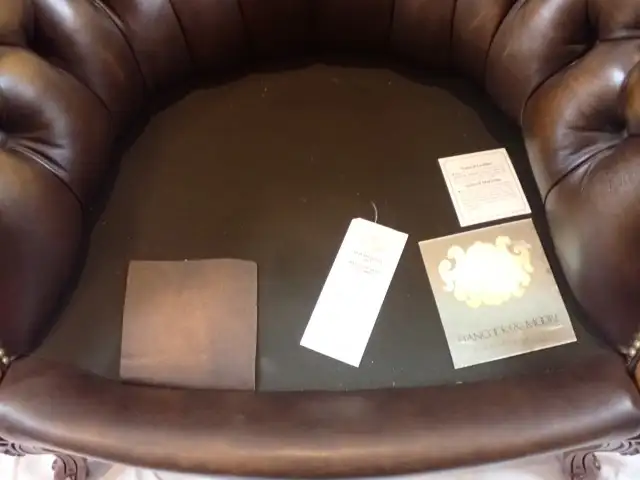 Natural Leather Balfour Tufted Chair - Photo 5