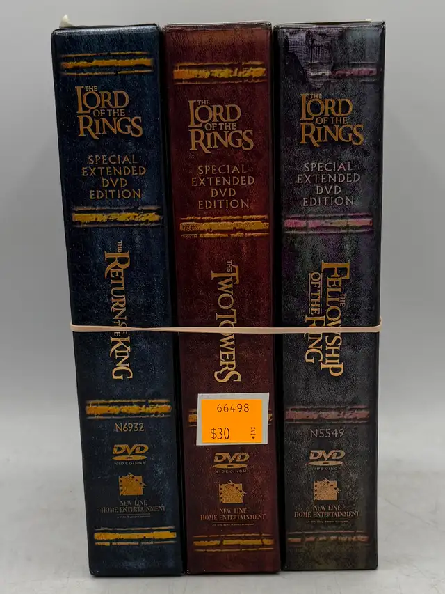 Lord of the Rings: Extended DVD Trilogy Box Sets