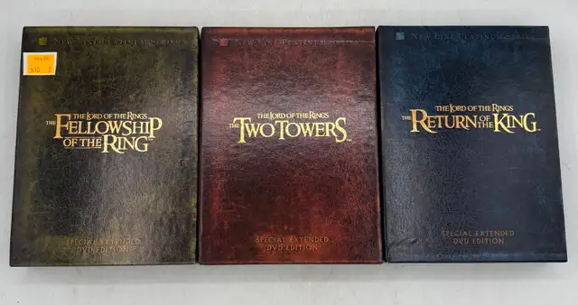 Lord of the Rings: Extended DVD Trilogy Box Sets - Photo 2