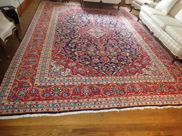 Vintage Persian/Kashan Area Rug