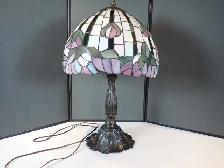 Deco Styled Glass Shaded Lamp