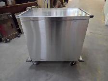 Stainless Steel Rolling Utility Cabinet - Photo 4