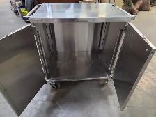 Stainless Steel Rolling Utility Cabinet - Photo 8