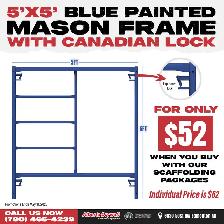 5'x5' Scaffolding Frame for only $52